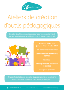Affiche ateliers de création d'outils pédagogique